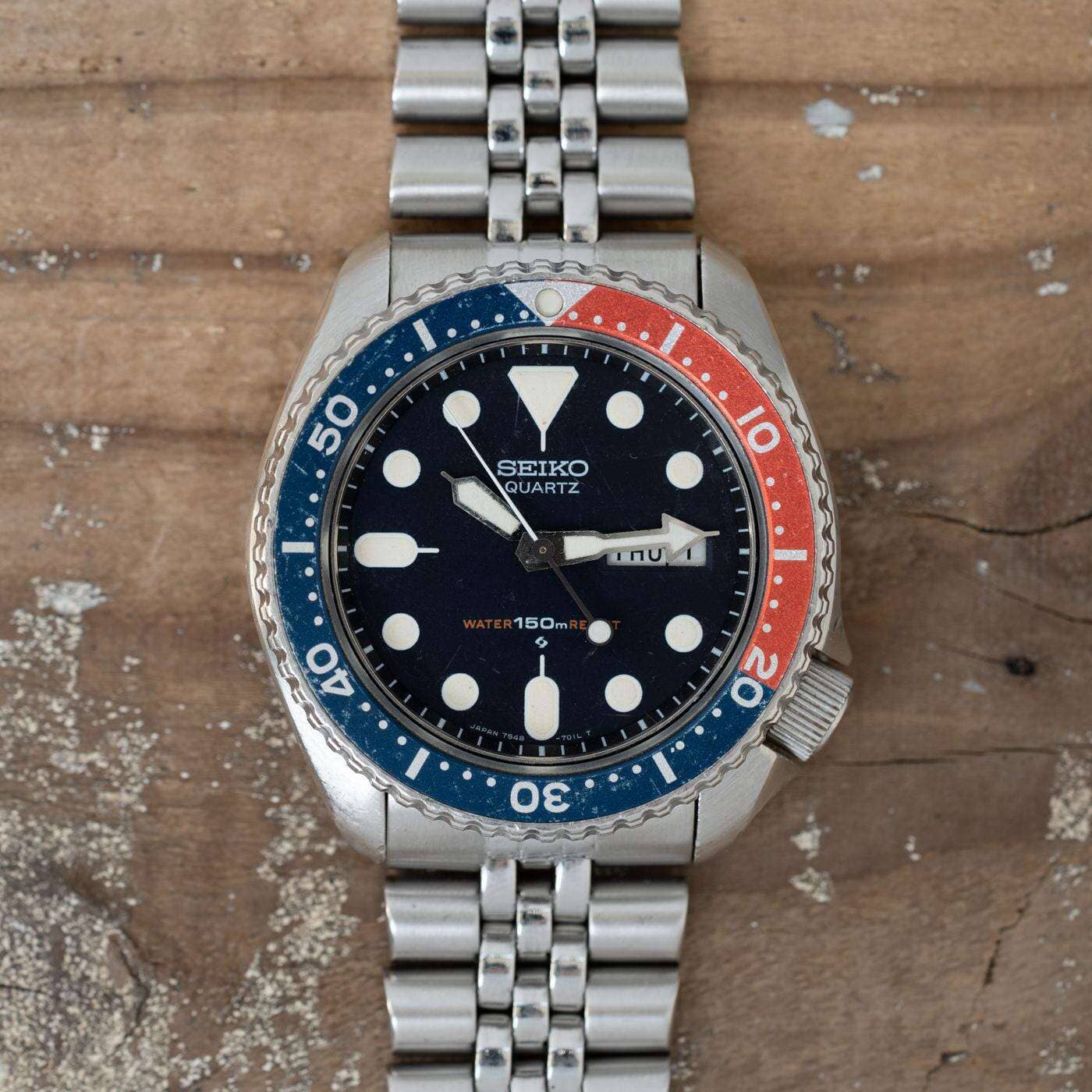 SEIKO 150m Diver 7548-700C Pepsi Bezel