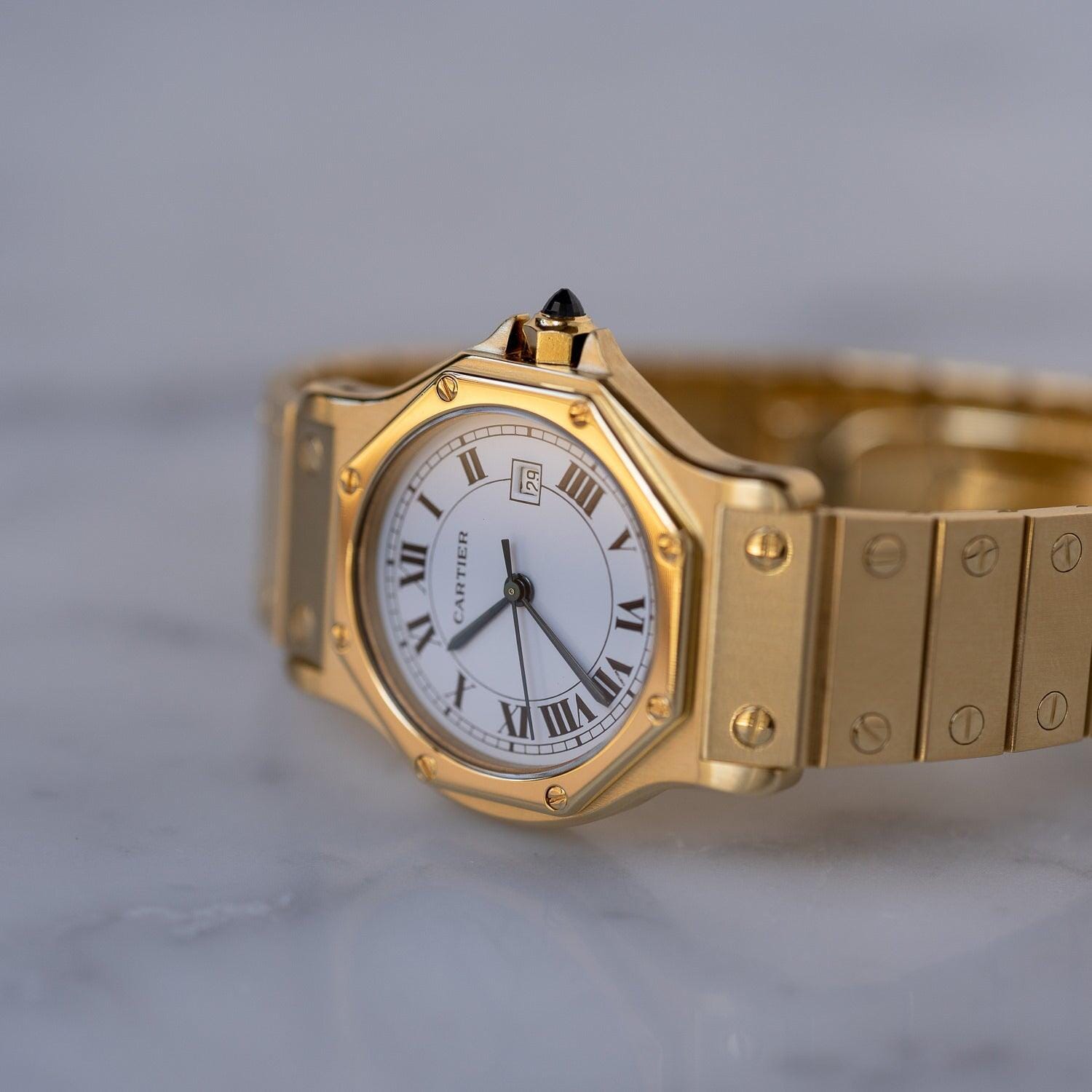 Cartier octagon outlet watch