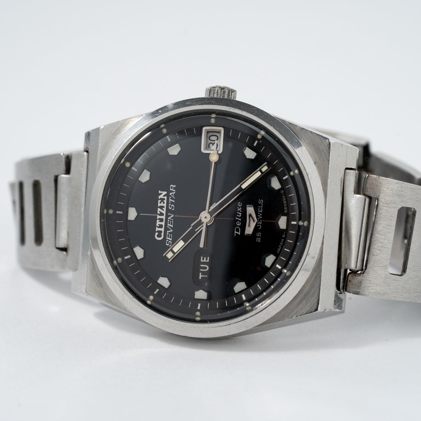 CITIZEN Seven Star Deluxe Black Dial 1960s - Arbitro