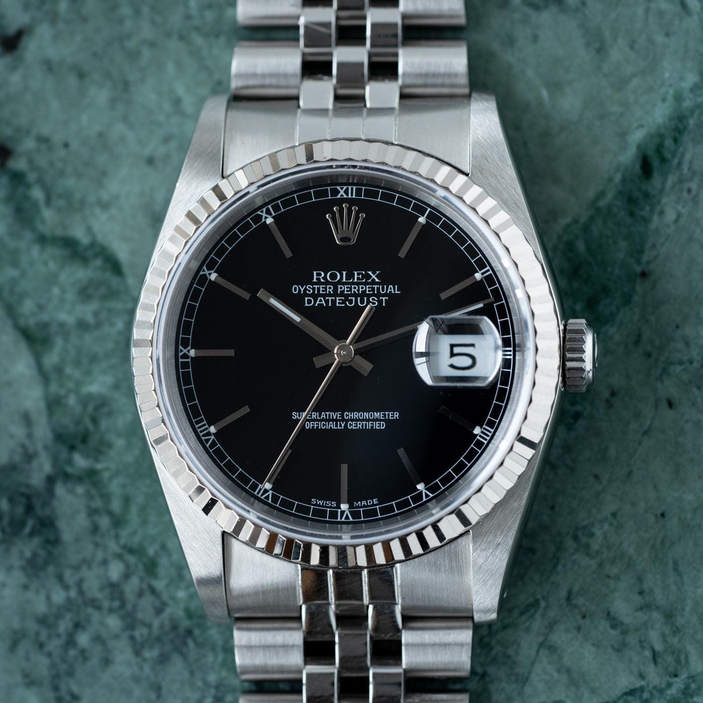 ROLEX Oyster Perpetual Datejust 16234 Black - Arbitro