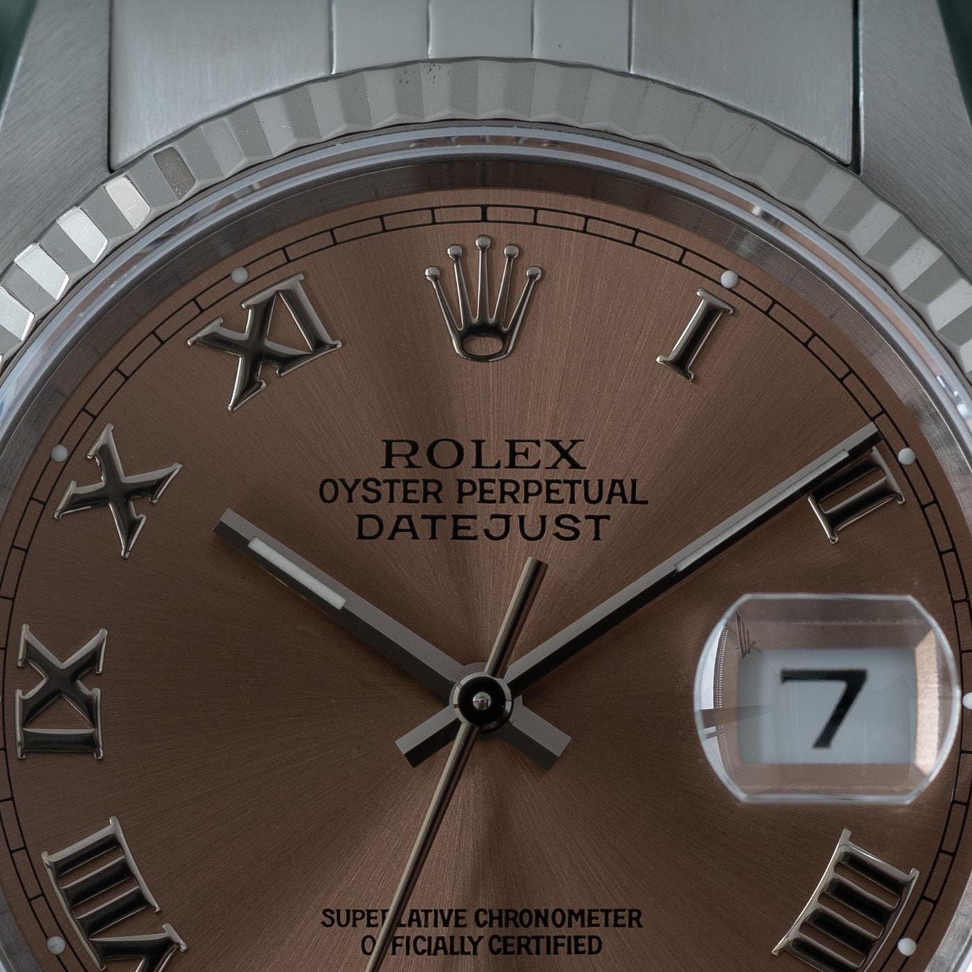 ROLEX Oyster Perpetual Datejust 16234 Salmon Dial - Arbitro