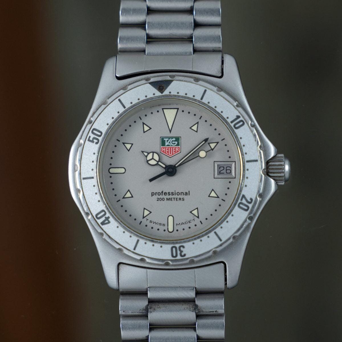 TAG HEUER Diver 972.013 Grey Dial 1980s ARBITRO