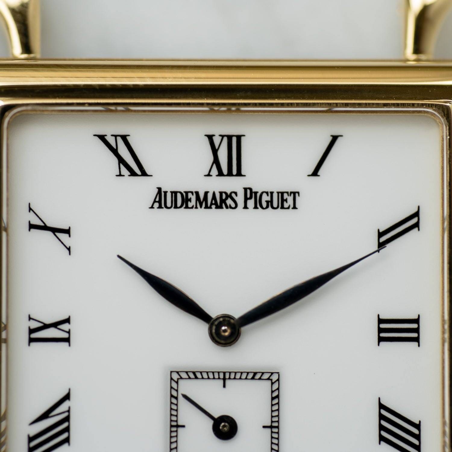 AUDEMARS PIGUET 4876 BA YG White Roman Dial Box and Paper ARBITRO