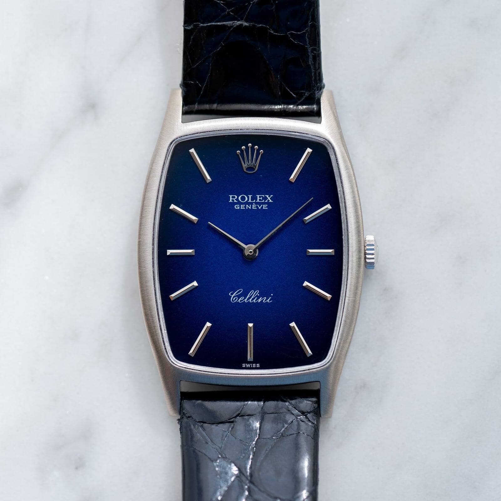 Rolex Cellini 3807 WG Navy Gradation | ARBITRO