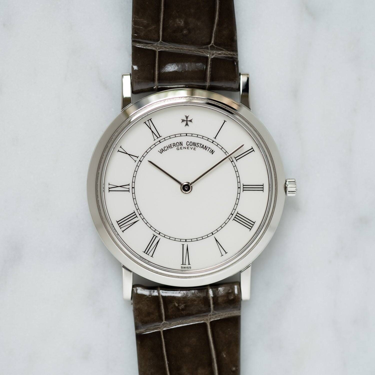 VACHERON CONSTANTIN 34070 PT White Roman with Paper - Arbitro