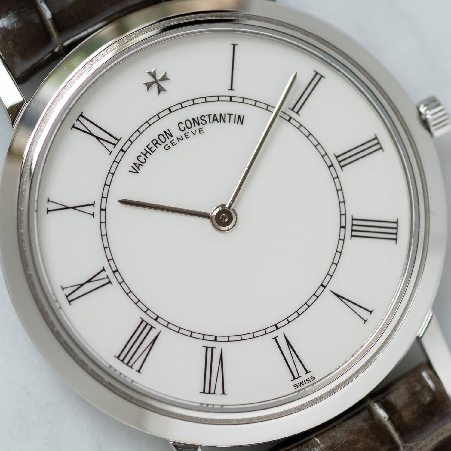 VACHERON CONSTANTIN 34070 PT White Roman with Paper - Arbitro